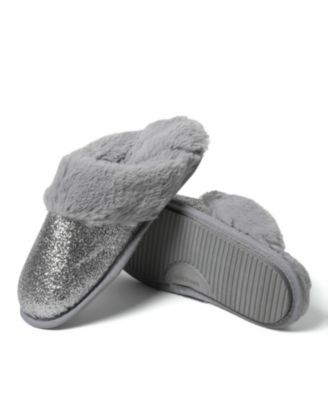 Cozyfoams Women's Glitter Scuff Slipper with Gift Bag