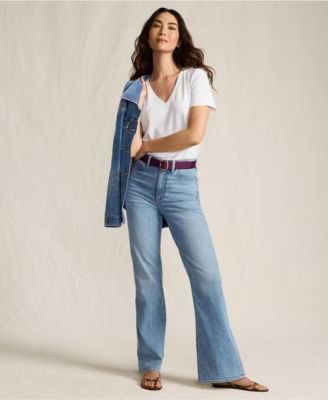 Women's Soft Denim High Rise Classic Flare Jeans