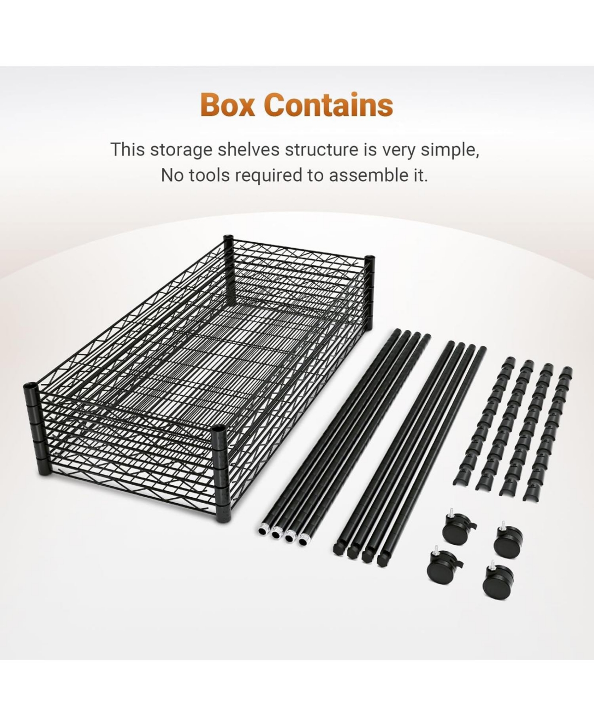 Flynama Simple Deluxe Heavy Duty 5-Shelf Shelving Unit