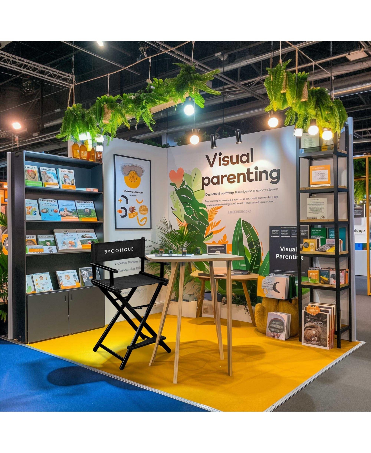 Byootique 28" Height Tall Director Chair Folding Artist Makeup Foot Rest 2 Pack