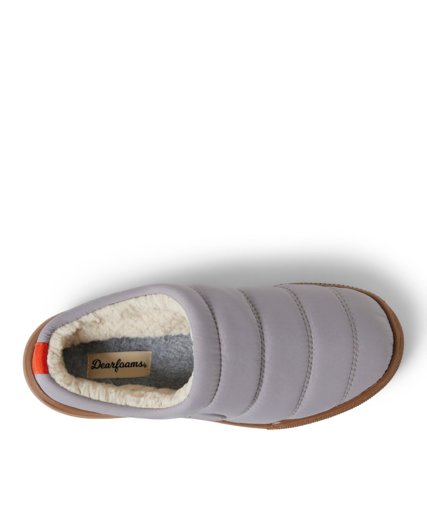 Женские сабо Dearfoams Kendra Nylon Sport Lounge Clog, цвет: Средний серый — фото 5
