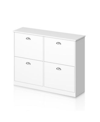 Slim 4-Drawer Shoe Cabinet
