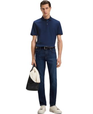 Men's Mercerized Cotton Regular-Fit Polo Shirt