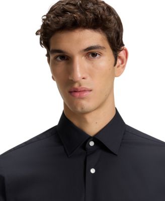 Men's Stretch-Cotton Regular-Fit Dress Shirt