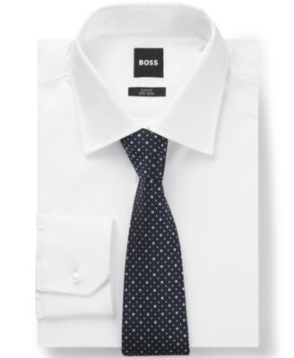Hugo Boss - Men's Dot Motif Silk-Blend Tie
