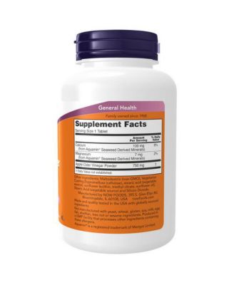 Apple Cider Vinegar, 750 mg, 180 Tabs