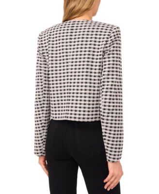 Women's Long Sleeve Patch Pockets Jacket