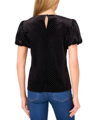 Women's Bubble Sleeve Knit Top