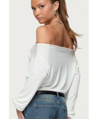 Women's Nannie Off Shoulder Oversized Top