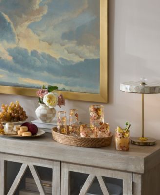 Wild Rose Tumbler Glasses, Set of 4