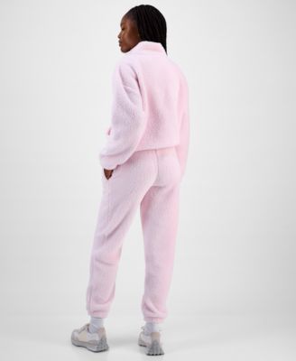 Juniors' Sherpa Fleece Zip-Up Jacket & Sherpa Fleece Jogger Pants