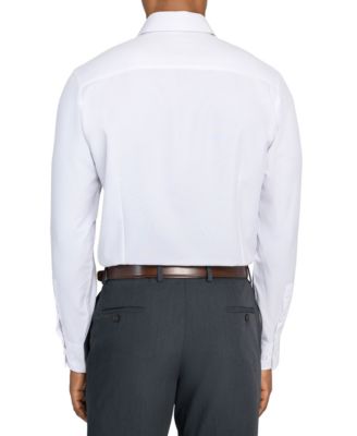 Men's Solid Performance Stretch Cooling Comfort Dress Shirt