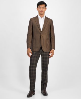 Men Modern-Fit Active Stretch Structure Weave Sport Coat  