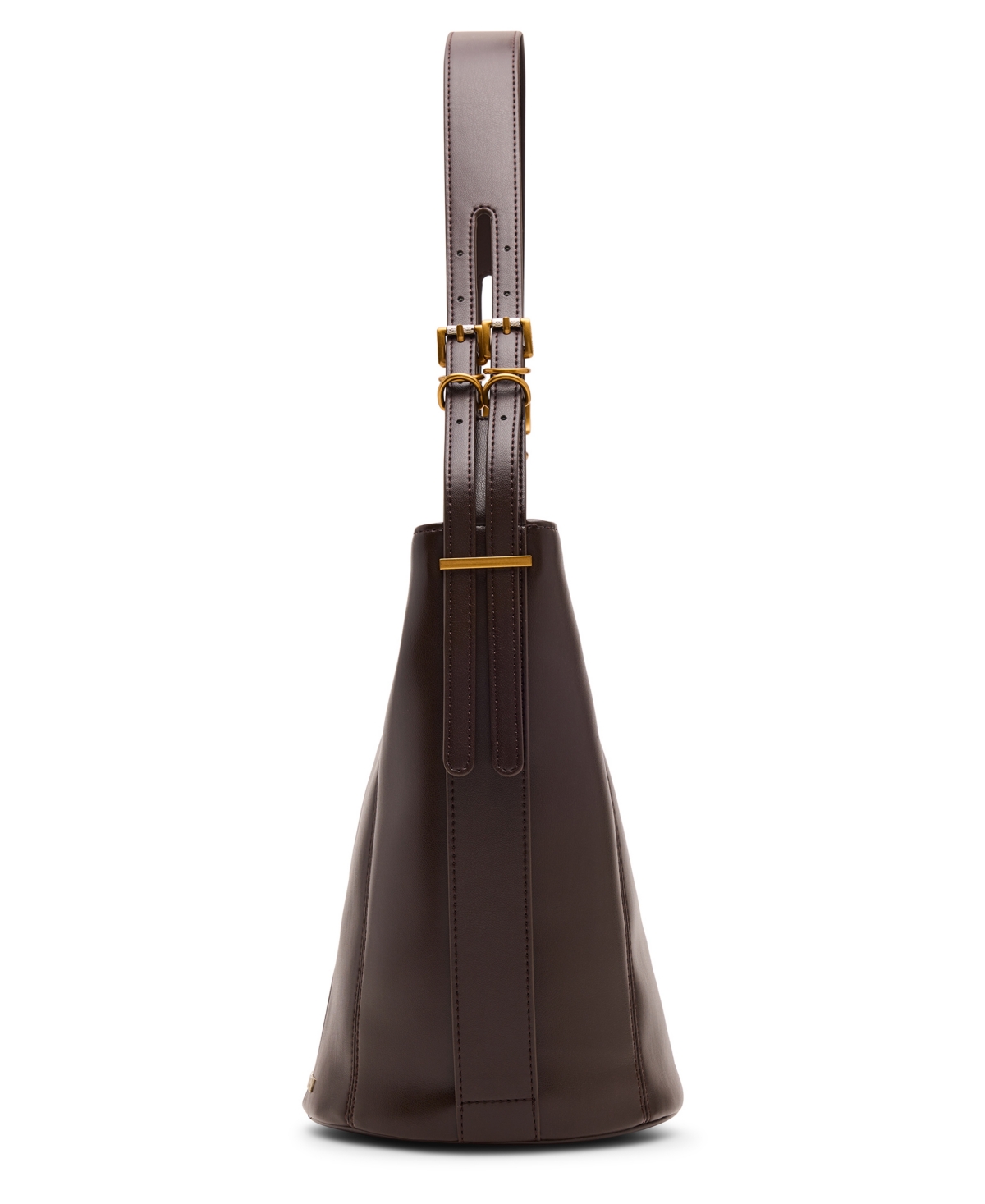 Steve Madden Bharloe Mini Bucket Bag In Brown