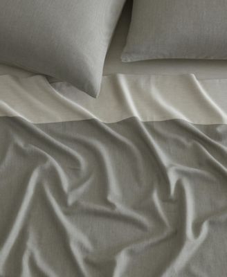 Contrast Weave Rekoop Sateen 4-Pc. Sheet Set, King