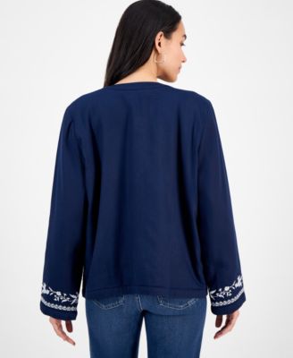 Women's Embroidered Jacket, Macy's Exclusive 