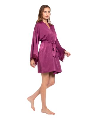 Women's V-Neck Wrap Robe