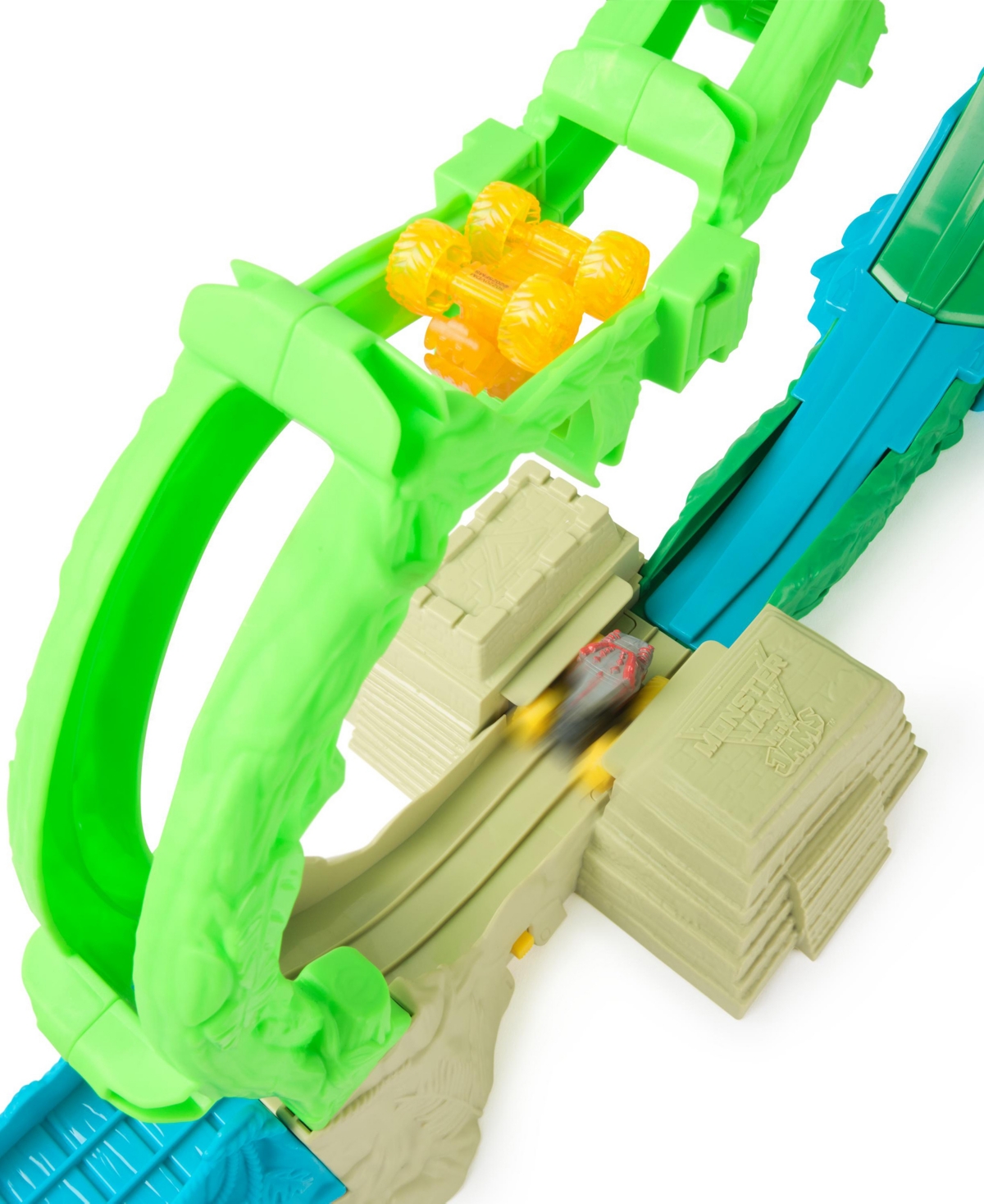 Monster Jam Cobra's Crazy Escape Playset In Green