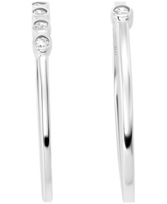 2-Piece Cubic Zirconia Stackable Ring Set (0.17 ct. t.w.) in Sterling Silver