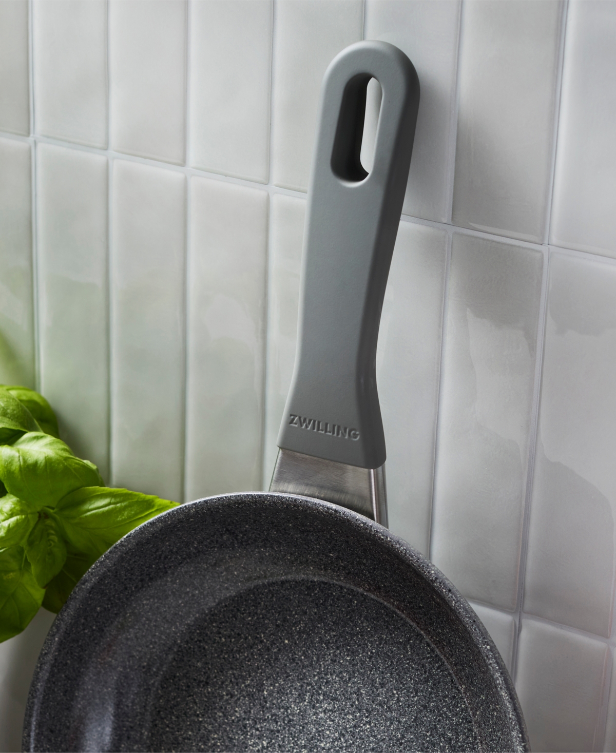 Zwilling Parma Plus Ceramic Nonstick 8" Fry Pan In Gray