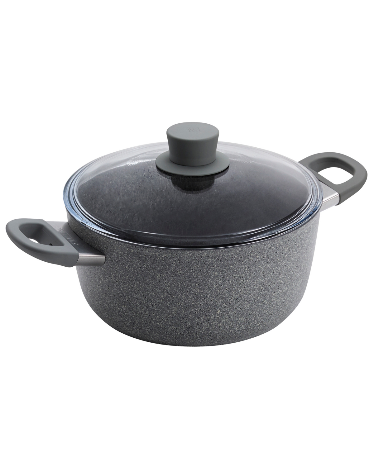 Zwilling Parma Plus Ceramic Nonstick 4.8-quart Dutch Oven With Lid In Gray