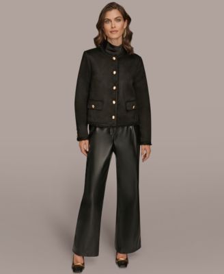 Women's Button Front Boxy Coat