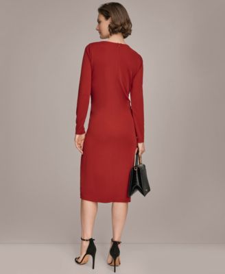 Women's Long Sleeve Wrap Dress
