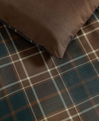 Huntley Plaid Microfiber 3-Pc. Comforter Set, King