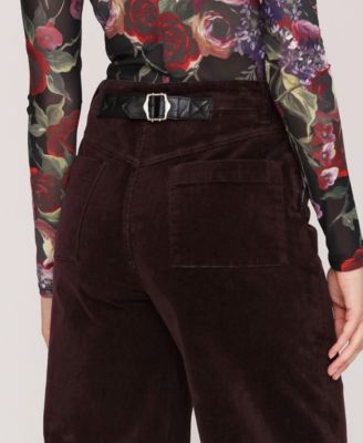 Women's Corduroy Wide Leg Trousers