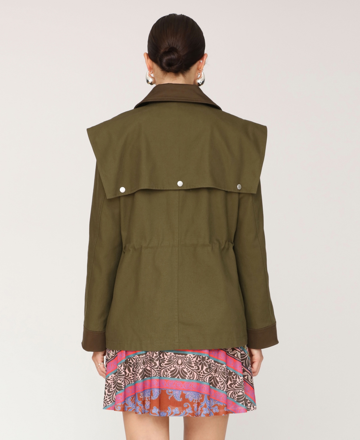 Avec Les Filles Women's Utility Cape Anorak