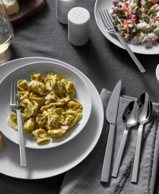 Squared 18/10 Stainless Steel 45 Pc. Flatware Set, Service for 8