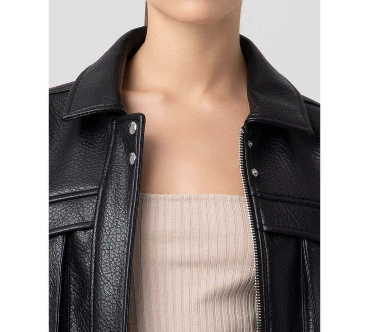 Blanknyc Women's Solid Bomber Jacket In Black