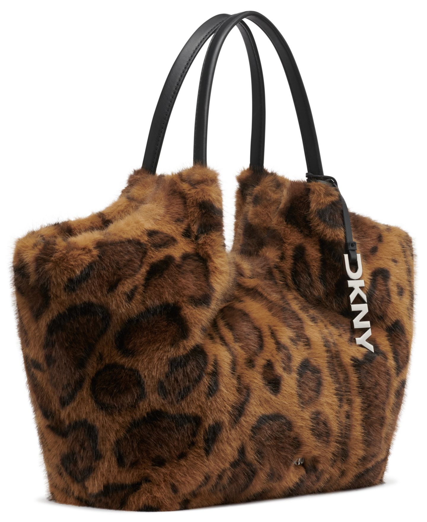Женская сумка DKNY Paula Medium Tote Handbag, цвет: Леопардовый — фото 3