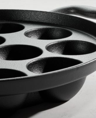 Utsava Pre-Seasoned Cast Iron Paniyarakkal with Lid