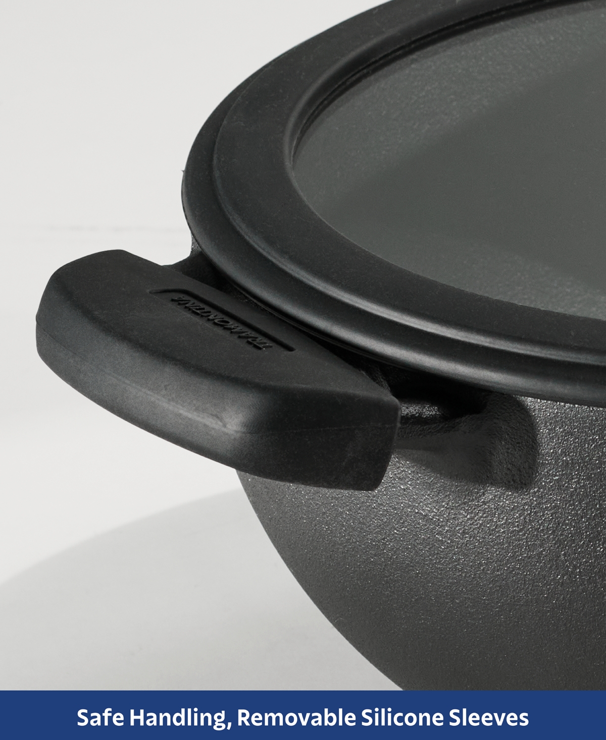 Tramontina Utsava Pre-seasoned Cast Iron 4.9-quart Kadai With Lid In Black