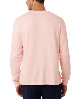Men's Waffle-Knit Thermal Sleep Shirt