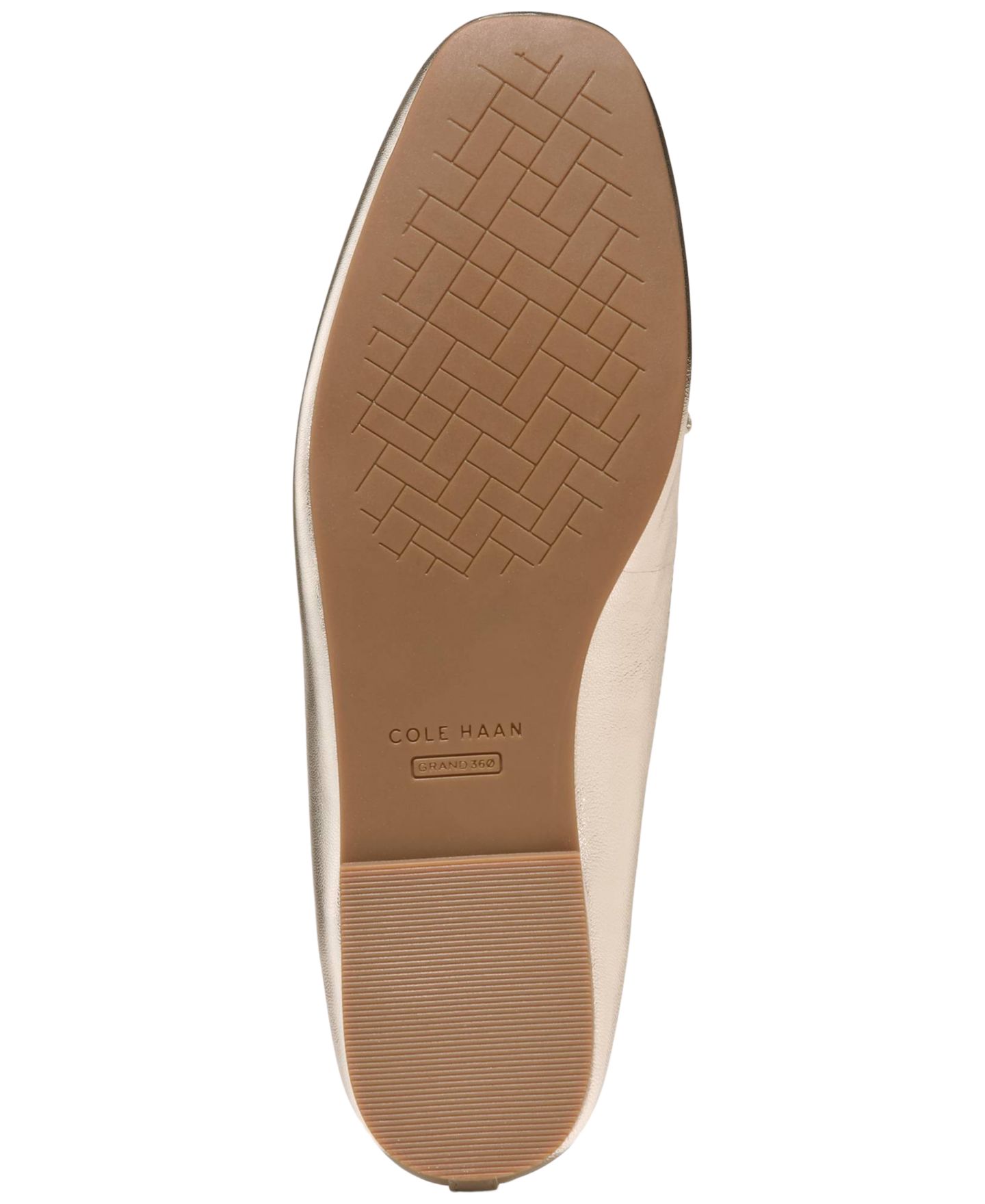 Женские туфли Cole Haan Payson Soft Bow Slip On, цвет: Мягкий золотой кожаный — фото 5