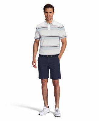 Men's All Over Energize Geo Stripe Polo Shirt
