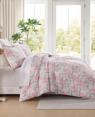 Heather Garden 3-Pc. Comforter Set, King