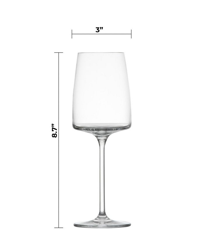 Zwiesel Glas Sensa Red & White Wine Glasses, Set of 8 - White - No Size ‼️Only 6‼️