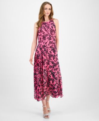 Tommy Hilfiger - Women's Floral Sleeveless Maxi Dress