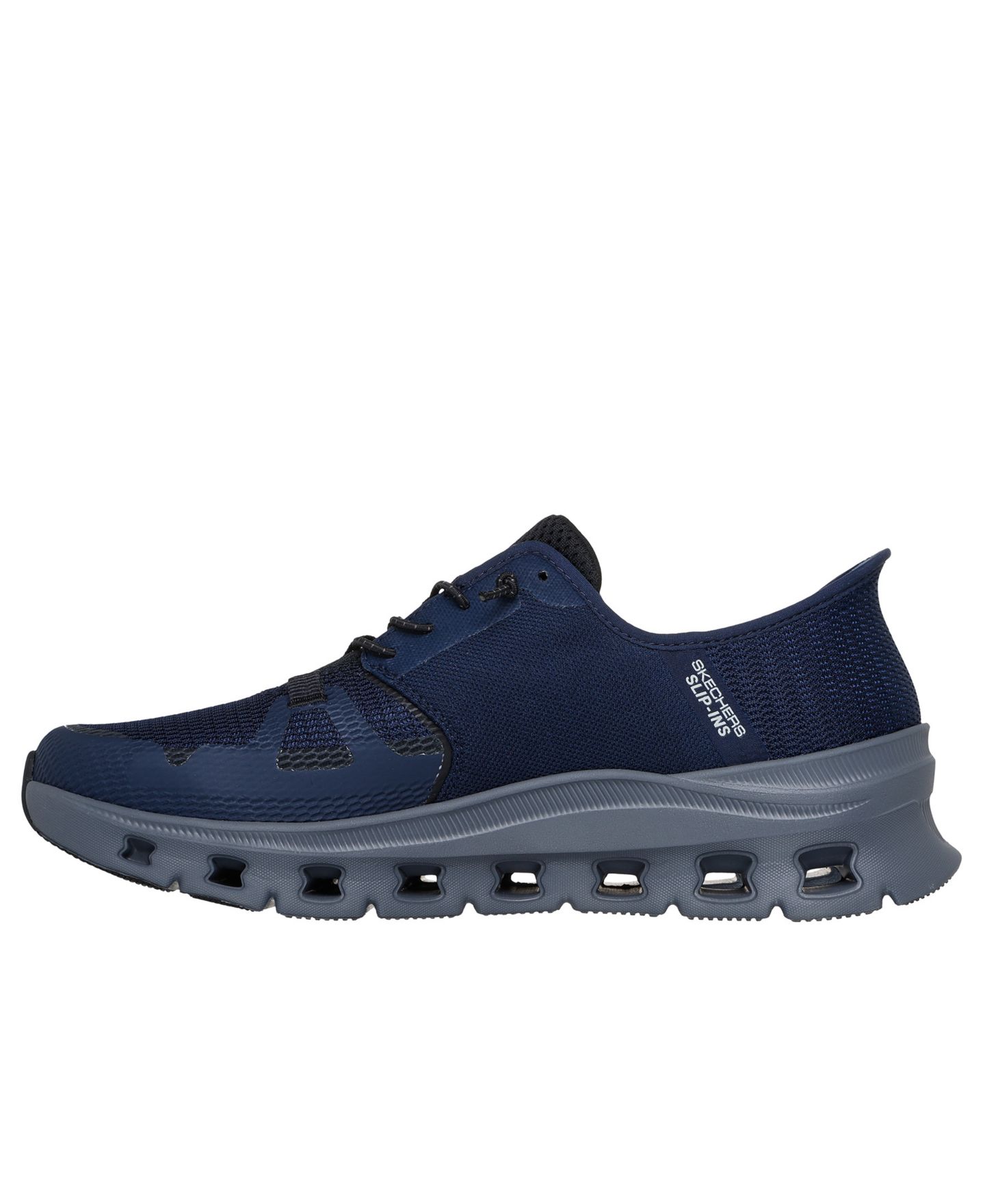 Мужские кроссовки Skechers Slip-Ins: Glide-Step Pro Memory Foam Casual Walking, цвет: Тёмно-синий — фото 3