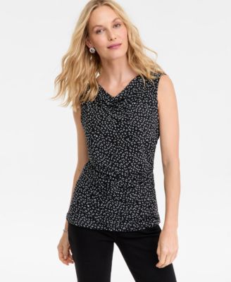 Women's Printed Sleeveless Tank Top, Macy's Exclusive