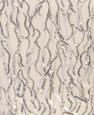 Juniors' Fringe Detail Long Sleeve Top