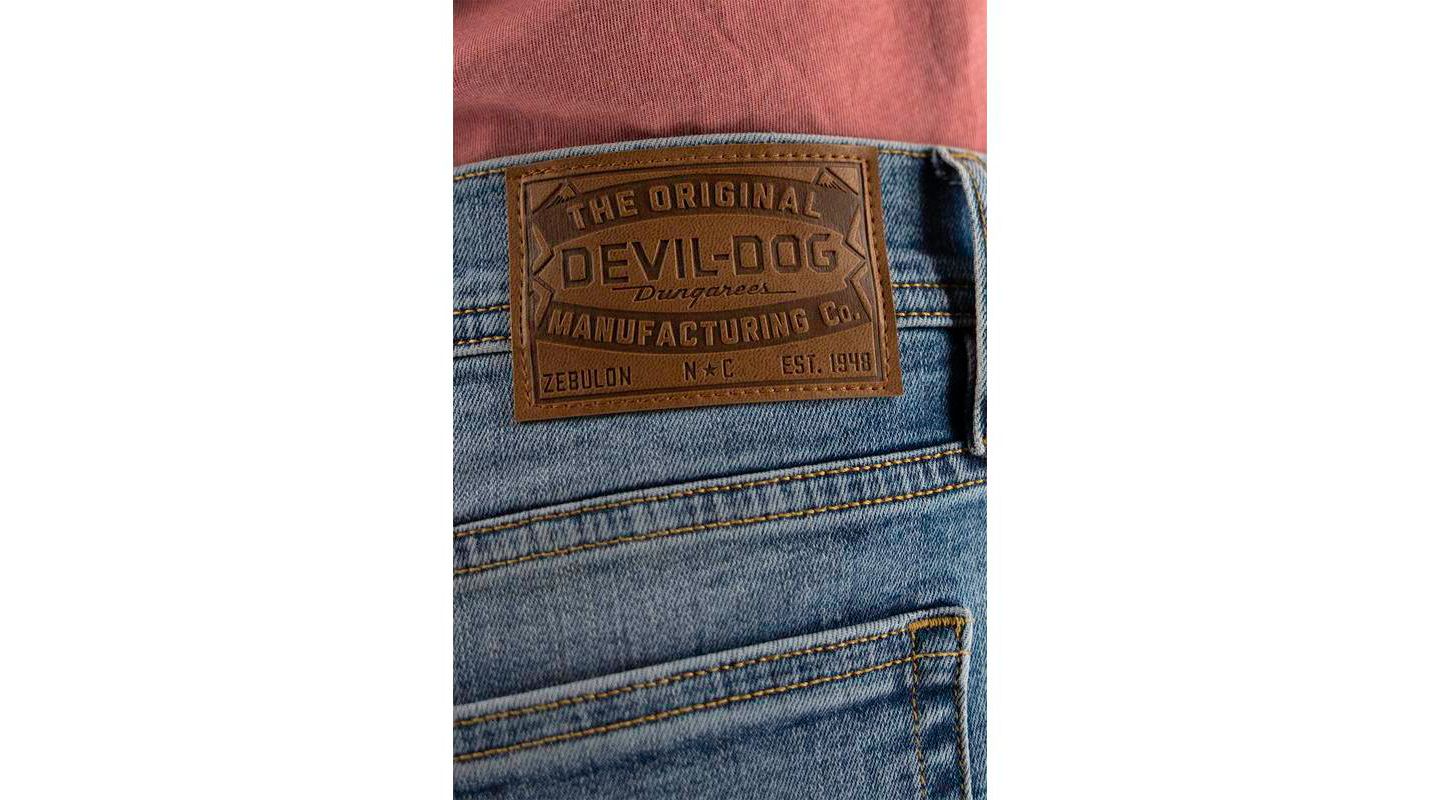 Мужские джинсы Devil Dog Devil-Dog Relaxed Straight Jean, цвет: Bayboro — фото 6