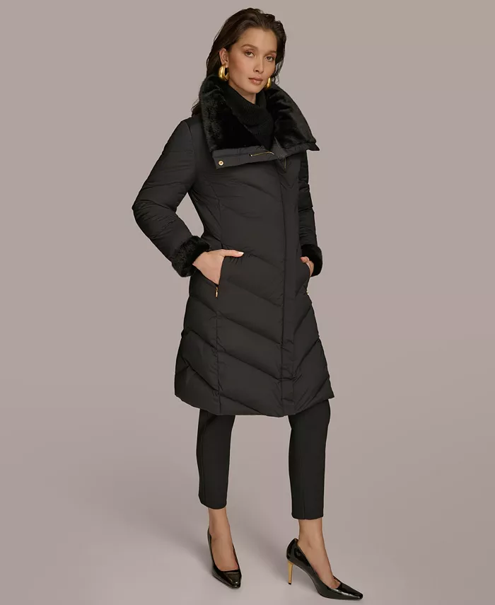 Women's Stretch Zip Closure Coat - thumbnail 10
