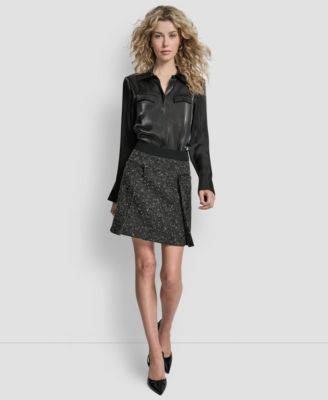 Women's Pleated Mini Skirt