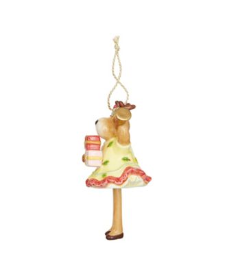 Kit Kemp Christmas Bell Reindeer Ornament