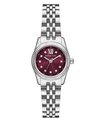 Michael kors 腕時計 レディース Michael Kors Women's Lexington Three-Hand Stainless Steel Watch