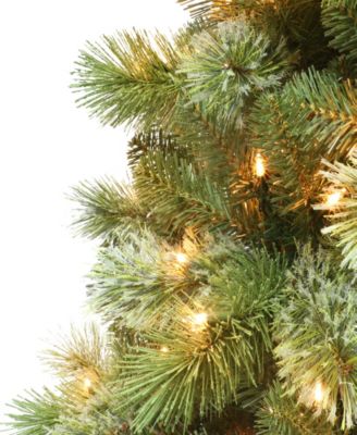 Puleo 9' Pre-Lit Artificial Oklahoma Pine Tree